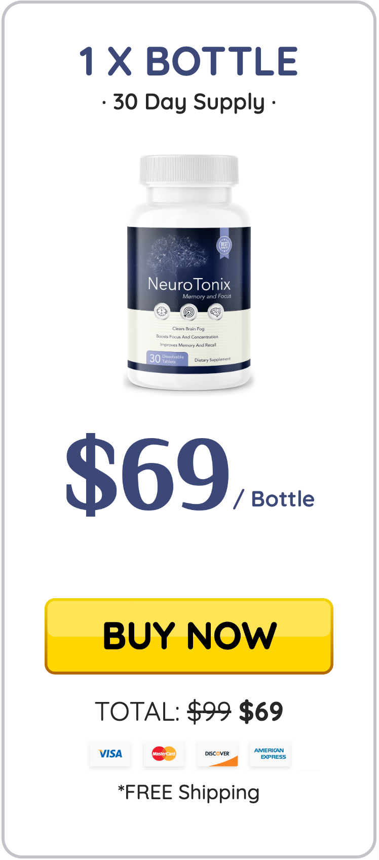 NeuroTonix - 1 bottle