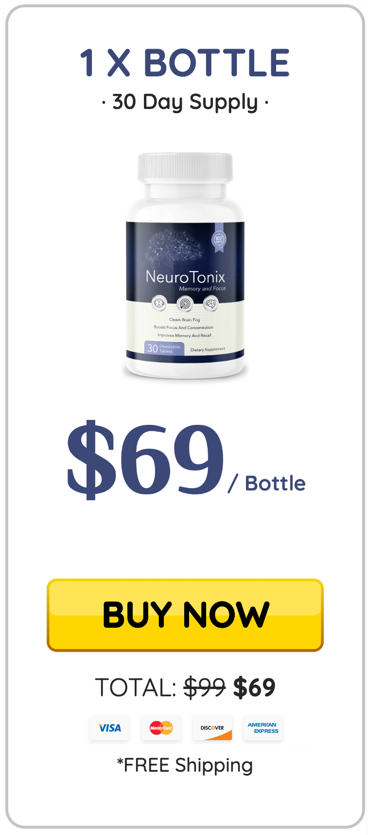 NeuroTonix - 1 bottle
